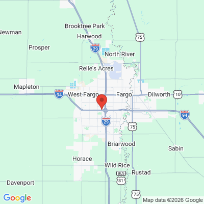Map to  office in Fargo, ND