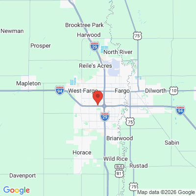 Map to  office in Fargo, ND