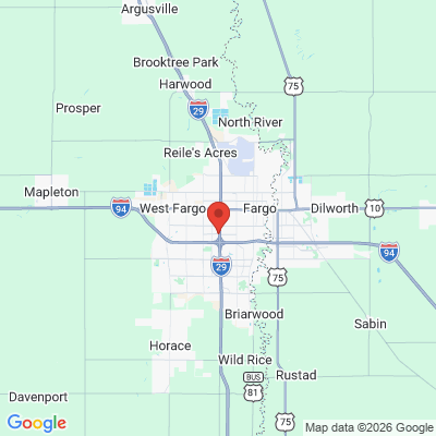 Map to  office in Fargo, ND