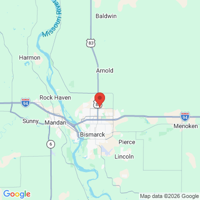 Map to  office in Bismarck, ND