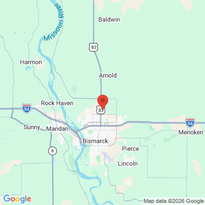 Map to  office in Bismarck, ND