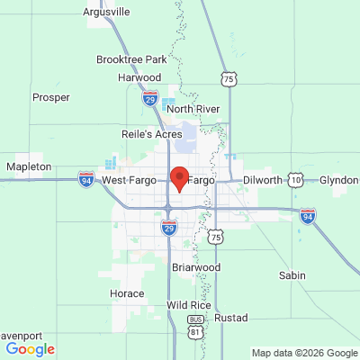 Map to  office in Fargo, ND