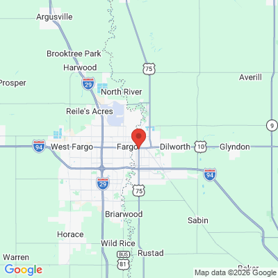 Map to  office in Moorhead, MN