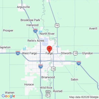 Map to  office in Fargo, ND