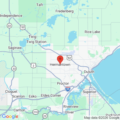 Map to  office in Hermantown, MN