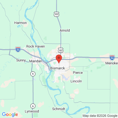 Map to  office in Bismarck, ND