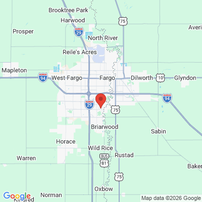 Map to  office in Fargo, ND