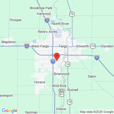Map to  office in Fargo, ND