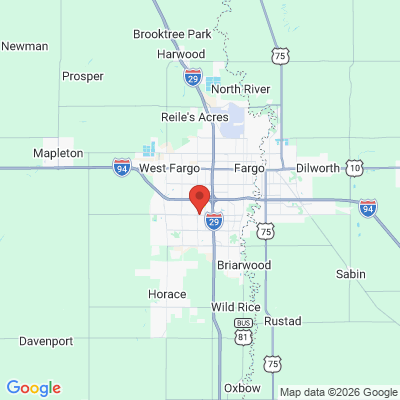 Map to  office in Fargo, ND