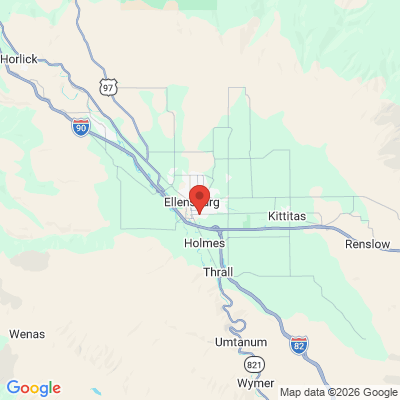 Map to  office in Ellensburg, WA