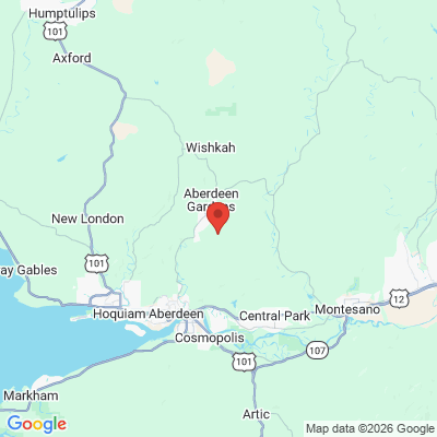 Map to  office in Aberdeen, WA