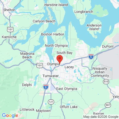 Map to  office in Olympia, WA