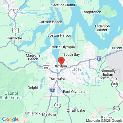 Map to  office in Olympia, WA