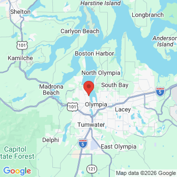 Map to West Bay Dental - formerly Carey V. Lasley, DDS office in Olympia, WA