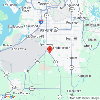Map to  office in Spanaway, WA