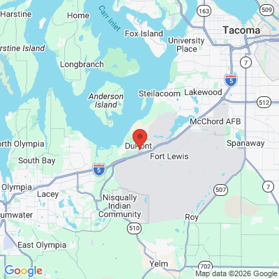 Map to  office in Du Pont, WA