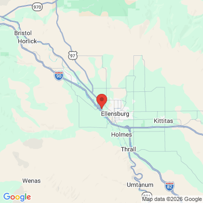 Map to  office in Ellensburg, WA