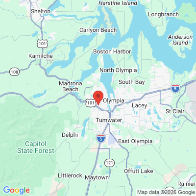 Map to  office in Olympia, WA