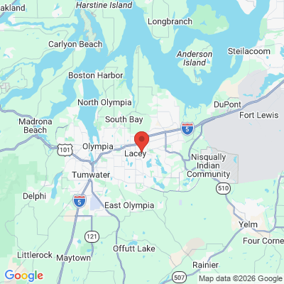 Map to  office in Lacey, WA