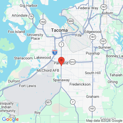 Map to  office in Tacoma, WA