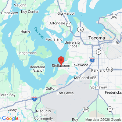 Map to  office in Steilacoom, WA
