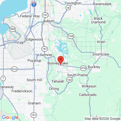 Map to  office in Bonney Lake, WA