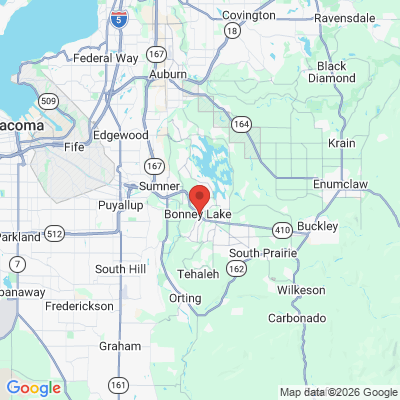 Map to  office in Bonney Lake, WA