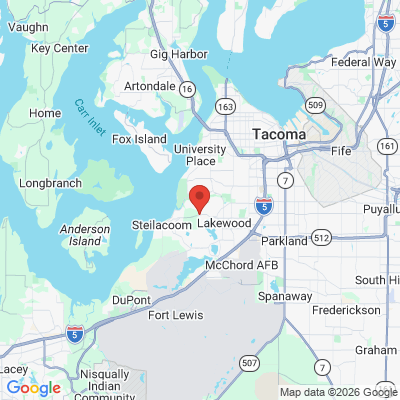 Map to  office in Lakewood, WA