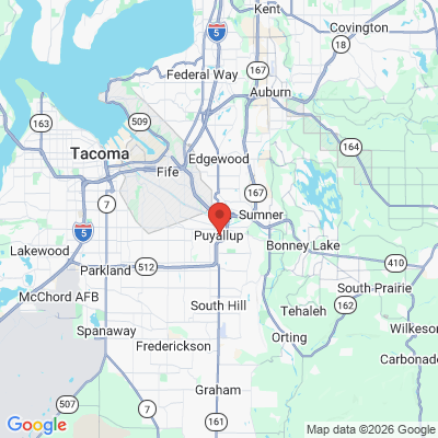 Map to  office in Puyallup, WA