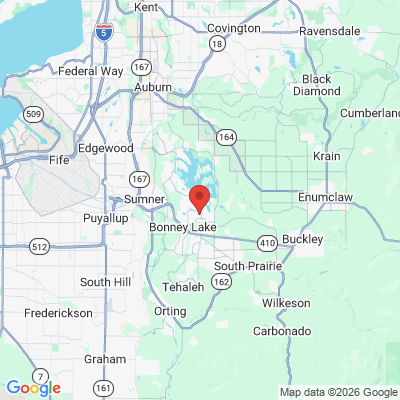 Map to  office in Bonney Lake, WA