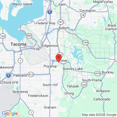 Map to  office in Puyallup, WA