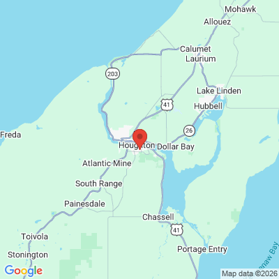 Map to  office in Houghton, MI