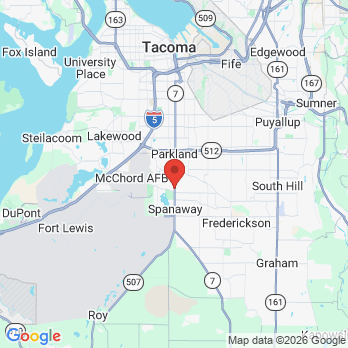 Map to Carl Knox Family Dentistry office in Tacoma, WA