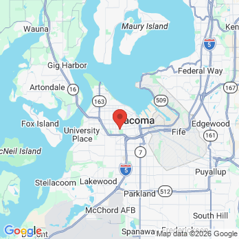 Map to Cedar Dental Care office in Tacoma, WA