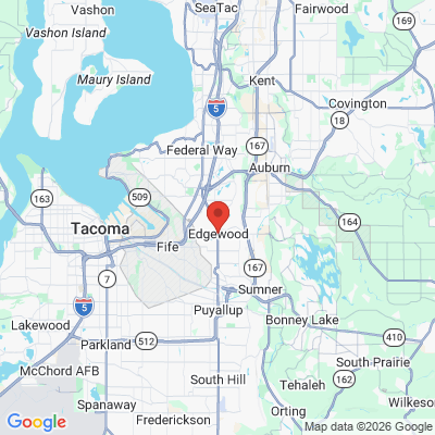 Map to  office in Edgewood, WA
