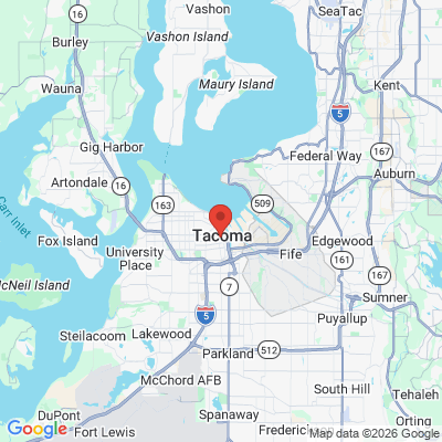 Map to  office in Tacoma, WA