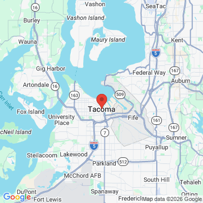 Map to  office in Tacoma, WA