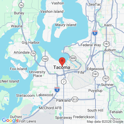 Map to  office in Tacoma, WA