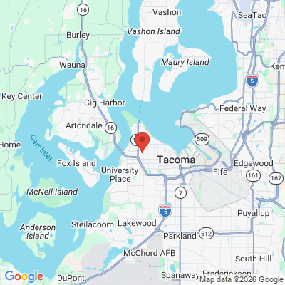 Map to  office in Tacoma, WA
