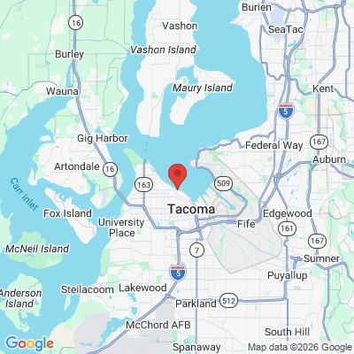 Map to  office in Tacoma, WA