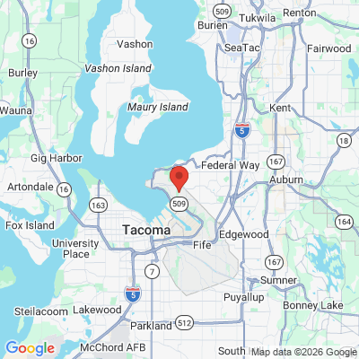 Map to  office in Tacoma, WA