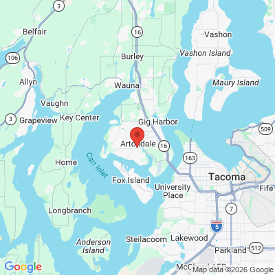 Map to  office in Gig Harbor, WA