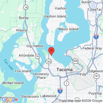 Map to Tranquility Dental Wellness- Ruston office in Tacoma, WA