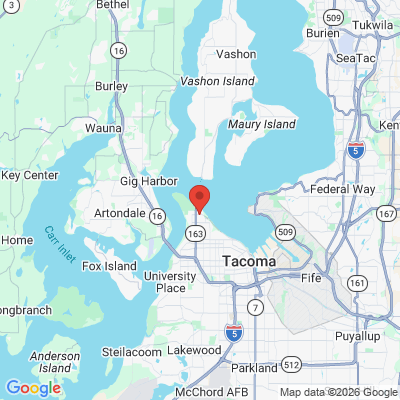 Map to  office in Ruston, WA