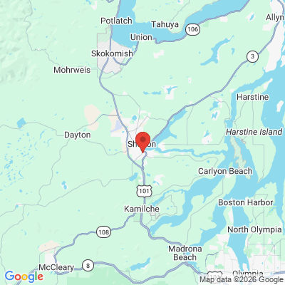 Map to  office in Shelton, WA
