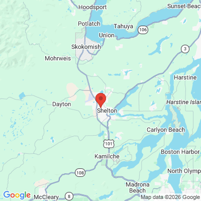 Map to  office in Shelton, WA