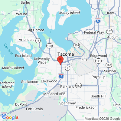 Map to  office in Tacoma, WA