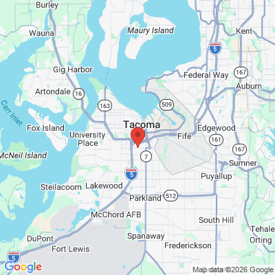 Map to  office in Tacoma, WA
