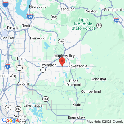 Map to  office in Maple Valley, WA