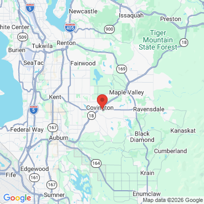 Map to  office in Covington, WA